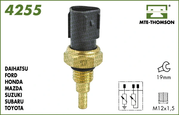 Sensor, coolant temperature (4255)