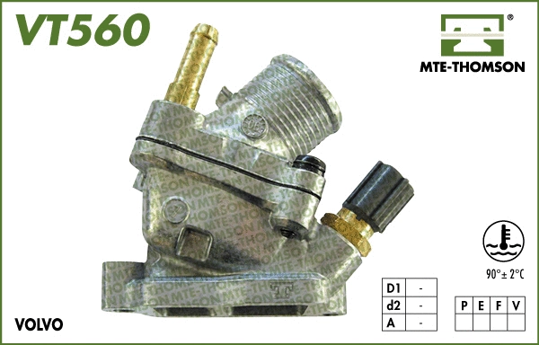 Thermostat, coolant (VT560.90)