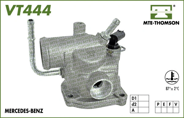 Thermostat, coolant (VT444.87)