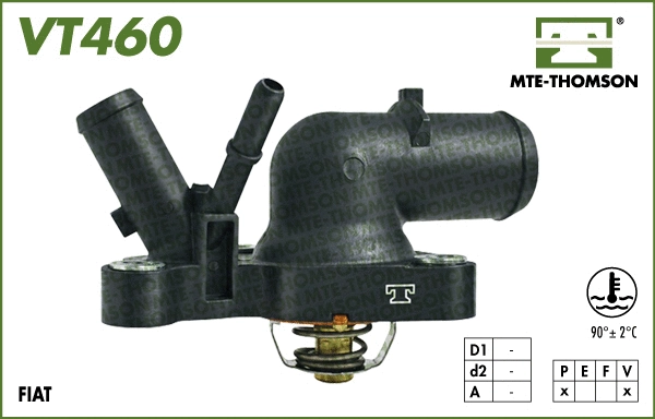 Thermostat, coolant (VT460.90)