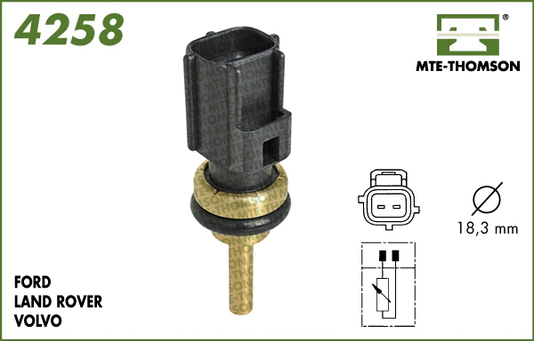 Sensor, coolant temperature (4258)