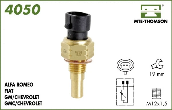 Sensor, coolant temperature (4050)