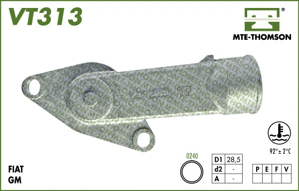 Thermostat, coolant (VT313.92)