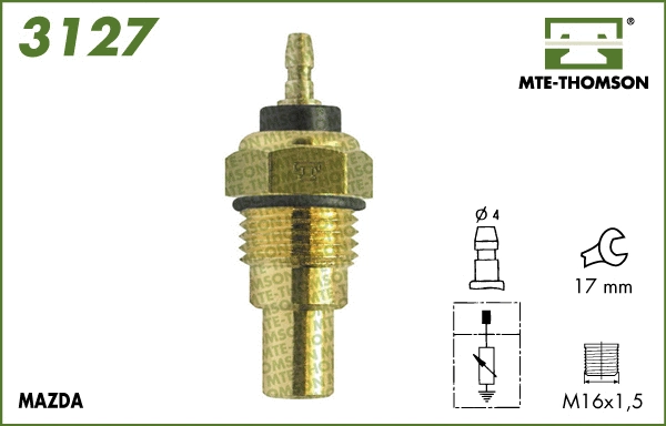 Sensor, coolant temperature (3127)