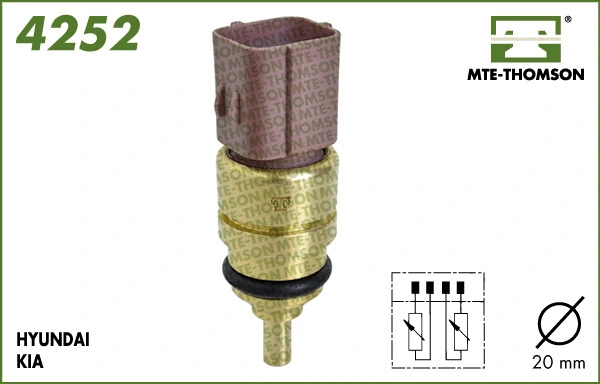 Sensor, coolant temperature (4252)