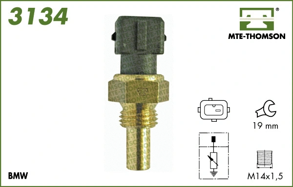 Sensor, coolant temperature (3134)