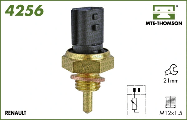 Sensor, coolant temperature (4256)