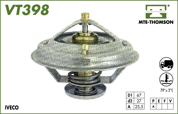 Thermostat, coolant (VT398.79)