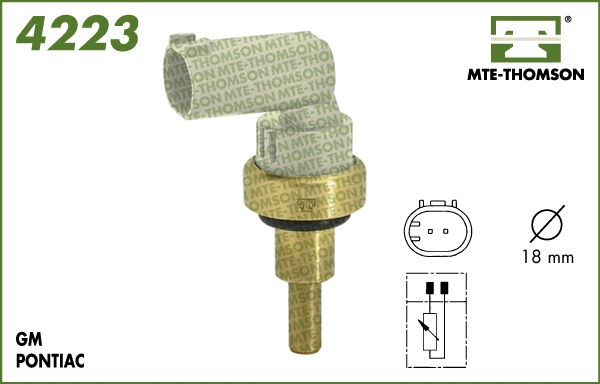 Sensor, coolant temperature (4223)