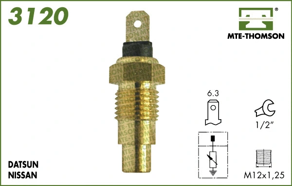 Sensor, coolant temperature (3120)