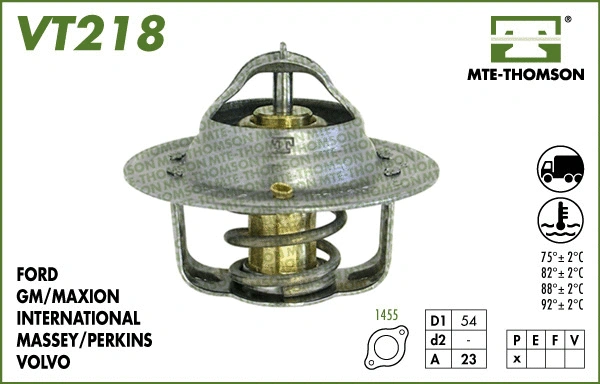 Thermostat, coolant (VT218.92)