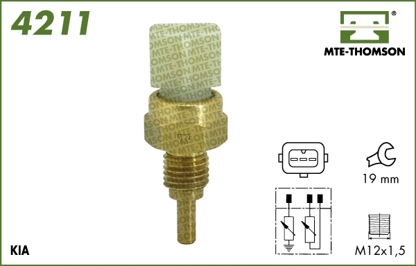 Sensor, coolant temperature (4211)