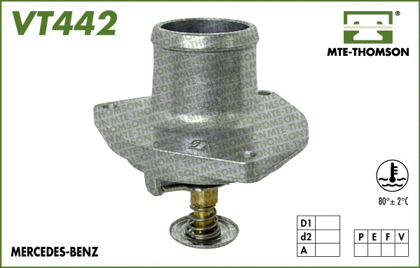 Thermostat, coolant (VT442.80)