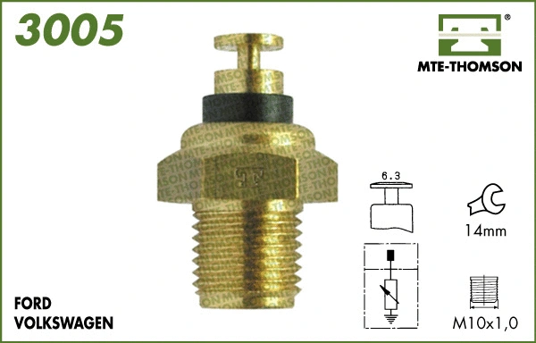 Sensor, coolant temperature (3005)