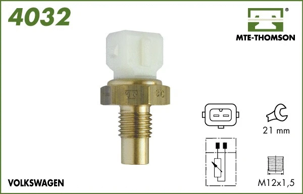 Sensor, coolant temperature (4032)