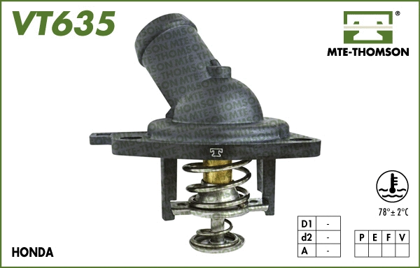 Thermostat, coolant (VT635.78)