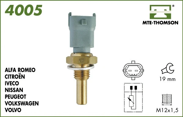 Sensor, coolant temperature (4005)