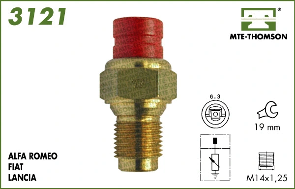Sensor, coolant temperature (3121)