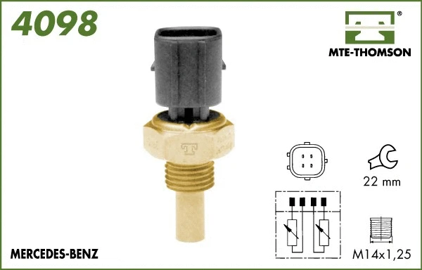 Sensor, coolant temperature (4098)