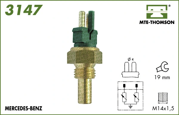 Sensor, coolant temperature (3147)