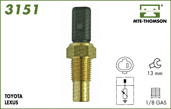 Sensor, coolant temperature (3151)
