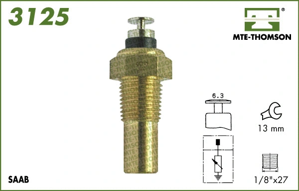 Sensor, coolant temperature (3125)