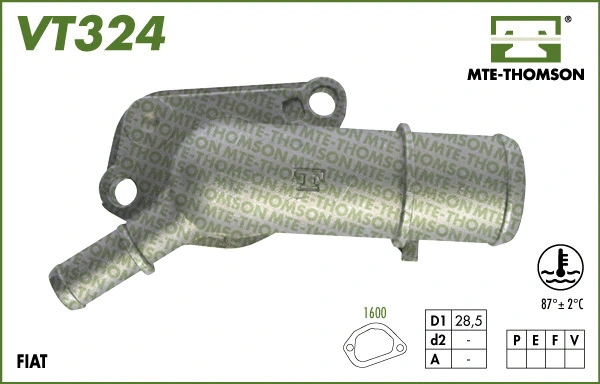 Thermostat, coolant (VT324.87)