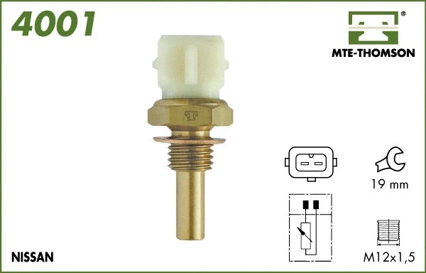 Sensor, coolant temperature (4001)