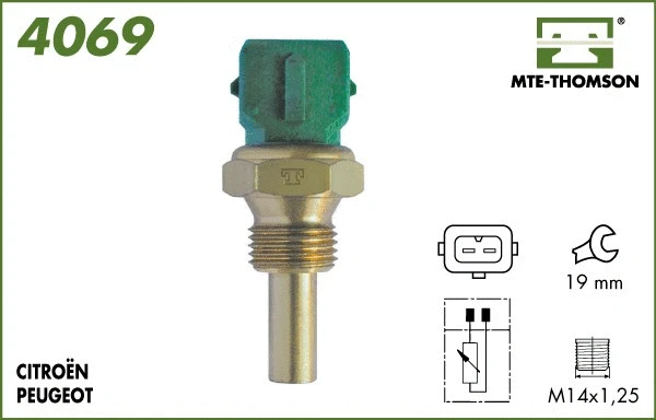 Sensor, coolant temperature (4069)