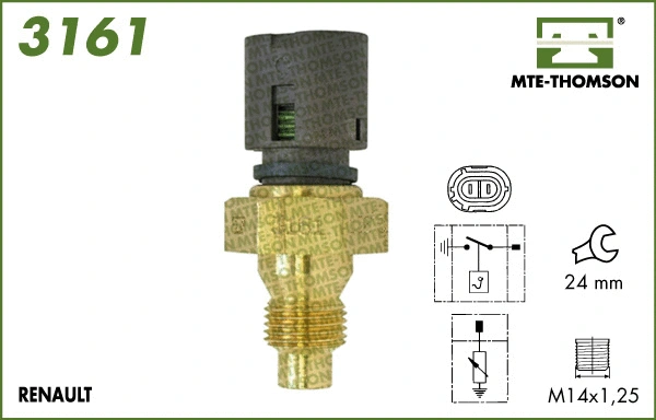 Sensor, coolant temperature (3161)