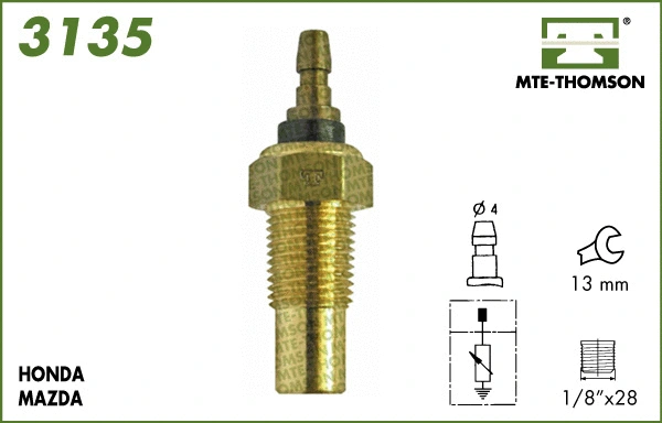Sensor, coolant temperature (3135)