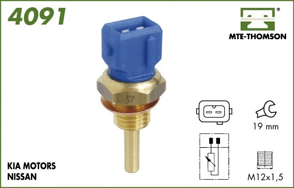 Sensor, coolant temperature (4091)