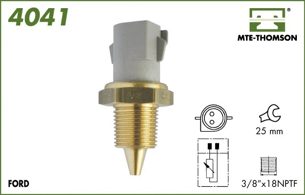 Sensor, coolant temperature (4041)