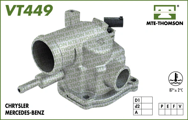 Thermostat, coolant (VT449.87)