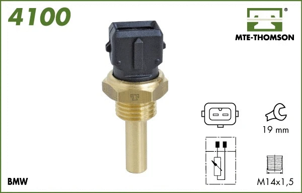 Sensor, coolant temperature (4100)