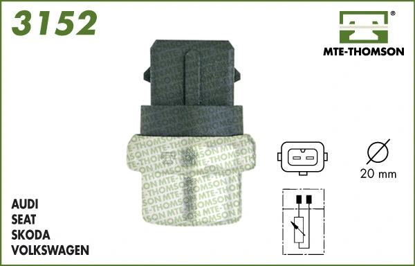 Sensor, coolant temperature (3152)