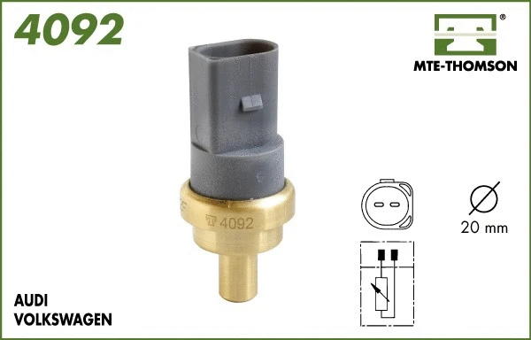 Sensor, coolant temperature (4092)