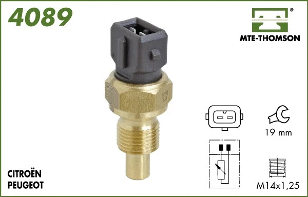 Sensor, coolant temperature (4089)