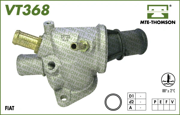 Thermostat, coolant (VT368.88)