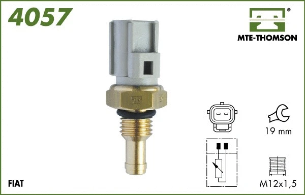 Sensor, coolant temperature (4057)