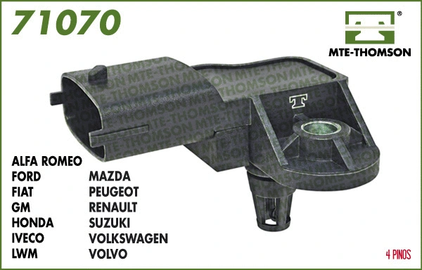 Sensor, intake manifold pressure (71070)