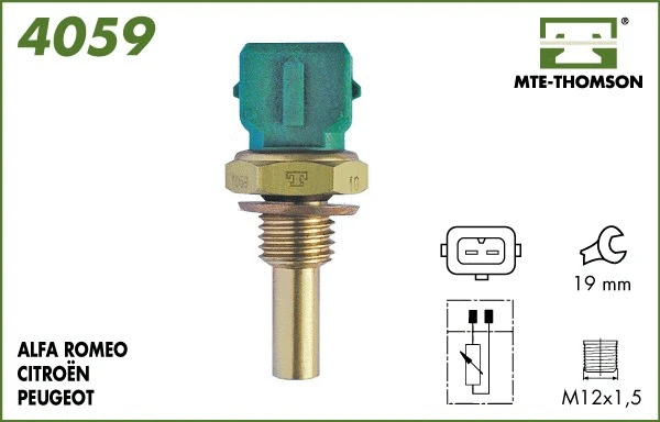 Sensor, coolant temperature (4059)