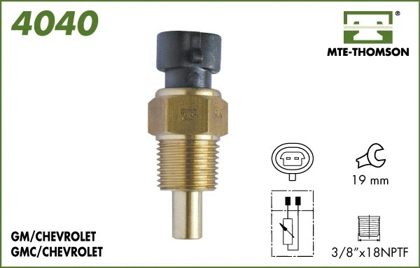 Sensor, coolant temperature (4040)