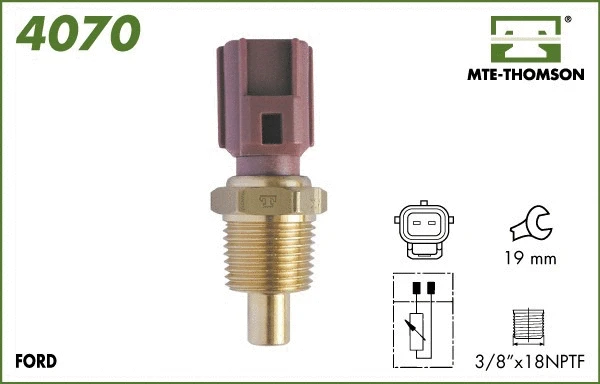 Sensor, coolant temperature (4070)