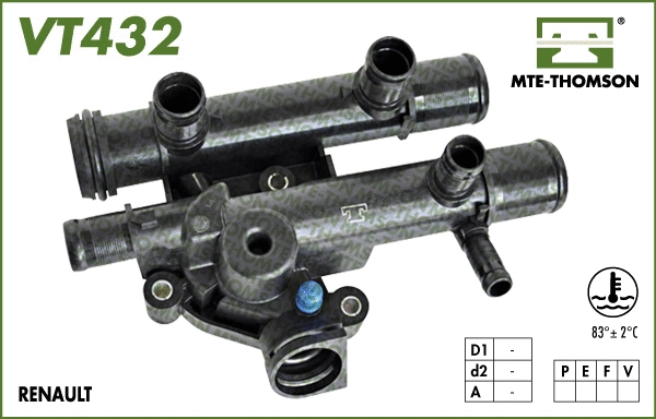 Thermostat, coolant (VT432.83)