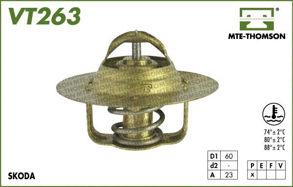 Thermostat, coolant (263.80)