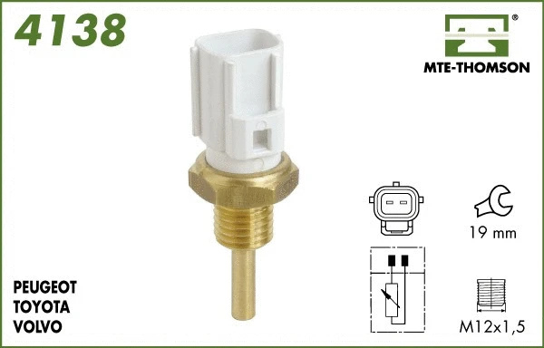 Sensor, coolant temperature (4138)