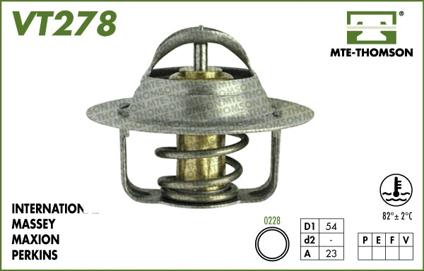 Thermostat, coolant (VT278.82)