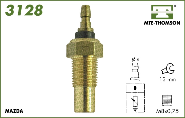 Sensor, coolant temperature (3128)