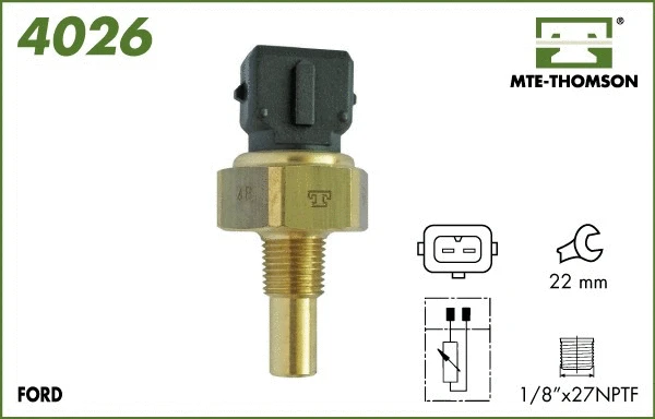 Sensor, coolant temperature (4026)